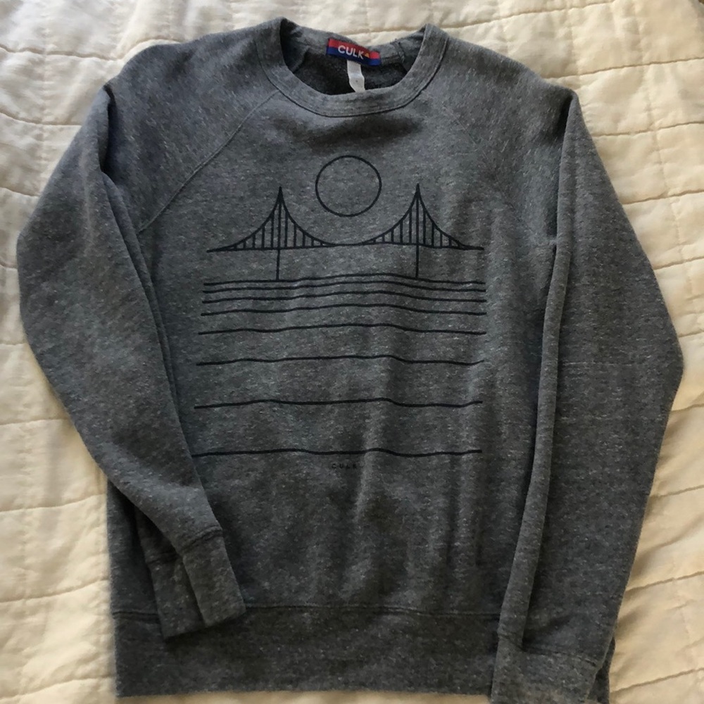 Lightly worn culk SF SWEATER